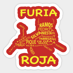 Spain National Team Sticker